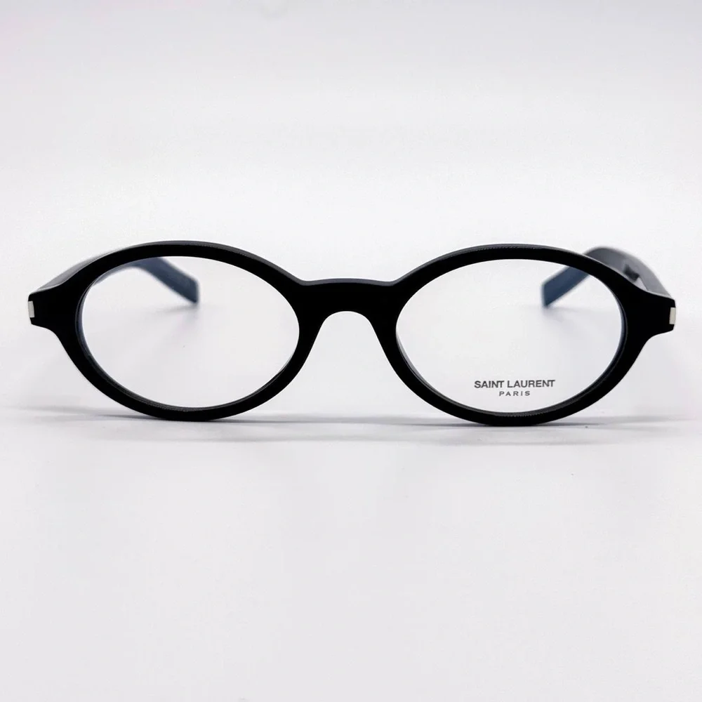 NEW SAINT LAURENT SL 751 JEANNE OPT 001 ROUND BLACK SL751 001 WOMEN EYEGLASSES